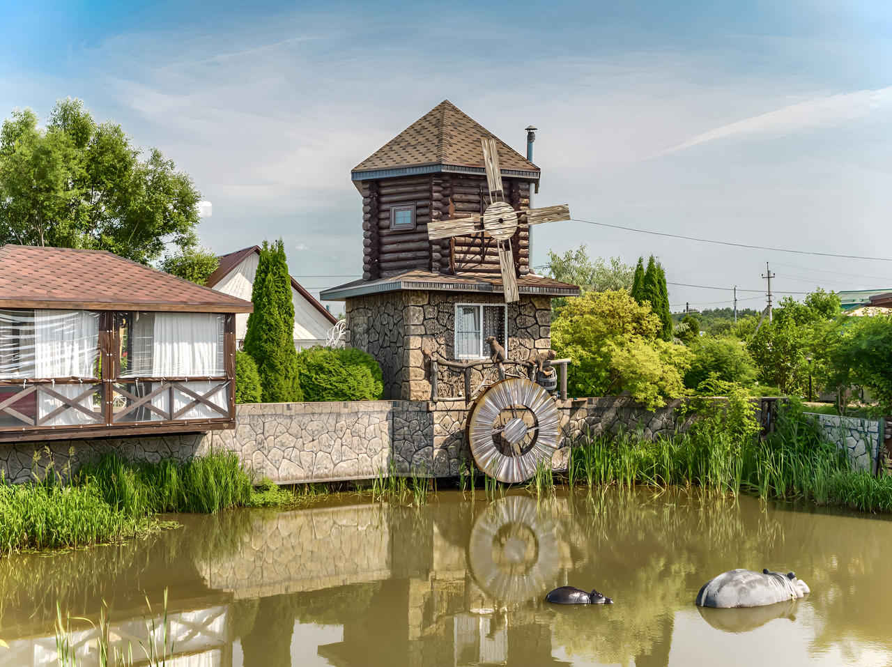 Зелёный островок — мельница